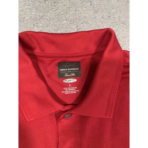 4 Mens Shirts Collared Polo Short Sleeve Tommy Bahama Greg Norman Green Large L - Picture 14 of 16